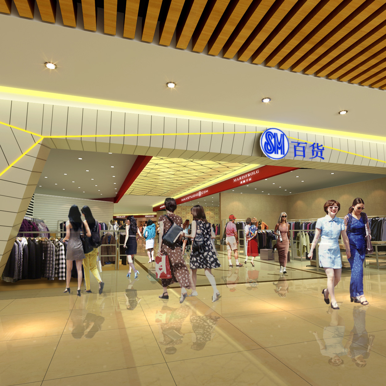 淄博盛名吉成百貨有限公司監(jiān)控、背景音樂、綜合布線項(xiàng)目